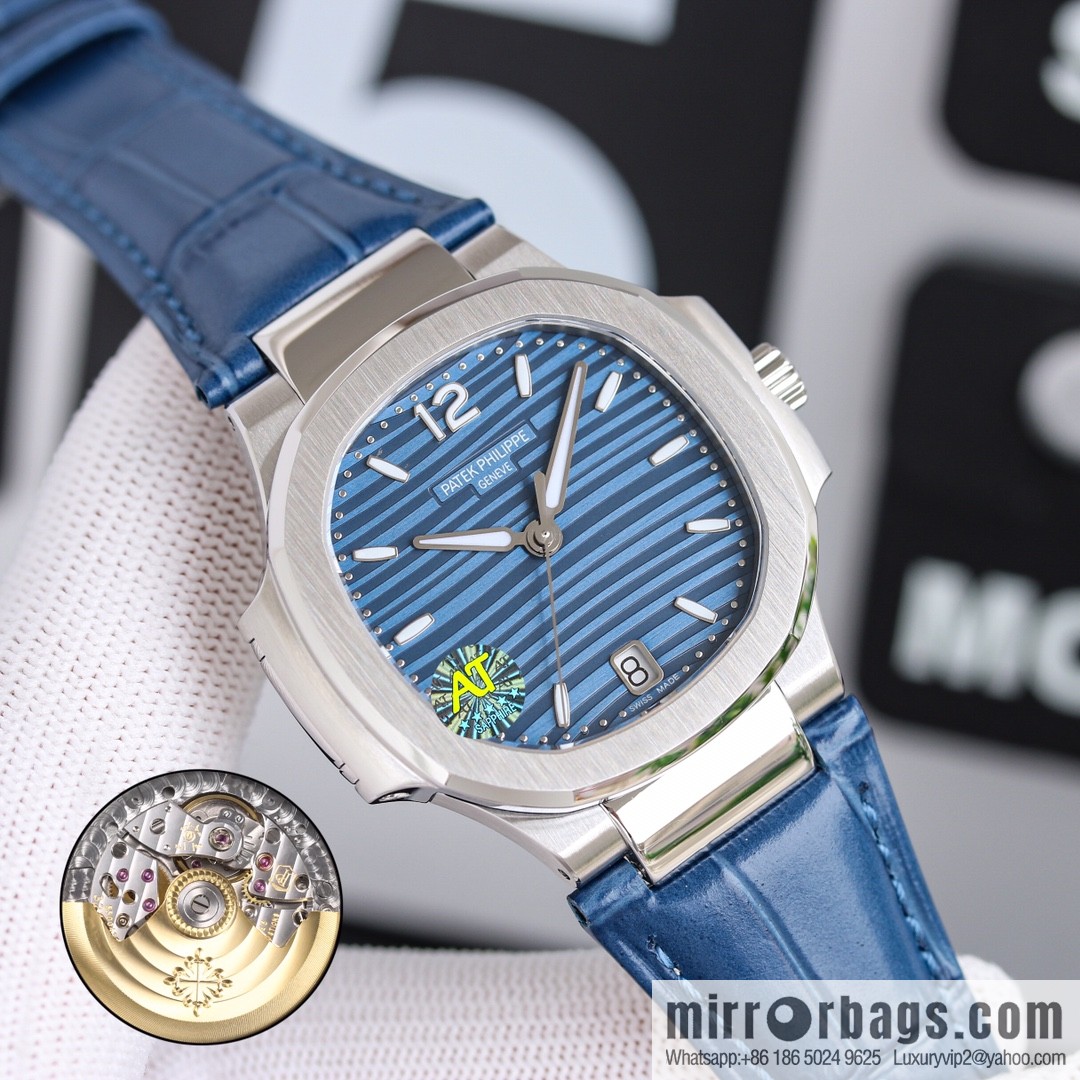 Patek Philippe Sports Elegant Nautilus Belt Women's Watch PP7118 Customized Edition 9015 Machine Modified Cal.324sc Automatic Movement