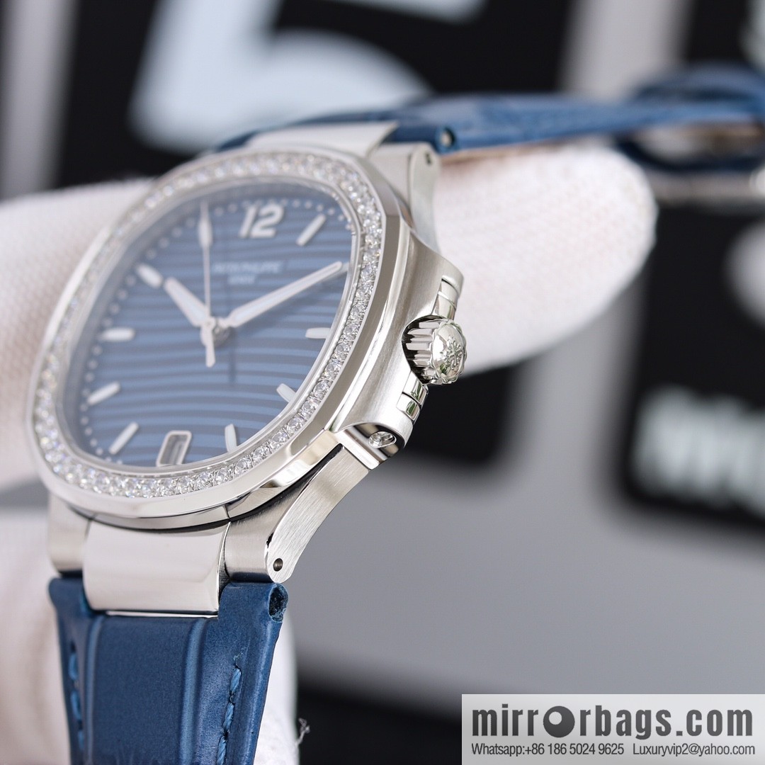 Patek Philippe Sports Elegant Nautilus Belt Women's Watch PP7118 Customized Edition 9015 Machine Modified Cal.324sc Automatic Movement
