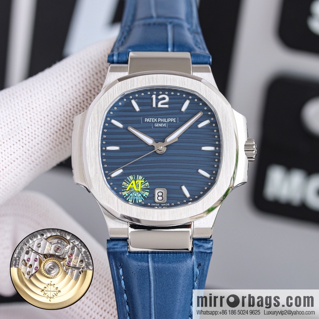 Patek Philippe Sports Elegant Nautilus Belt Women's Watch PP7118 Customized Edition 9015 Machine Modified Cal.324sc Automatic Movement