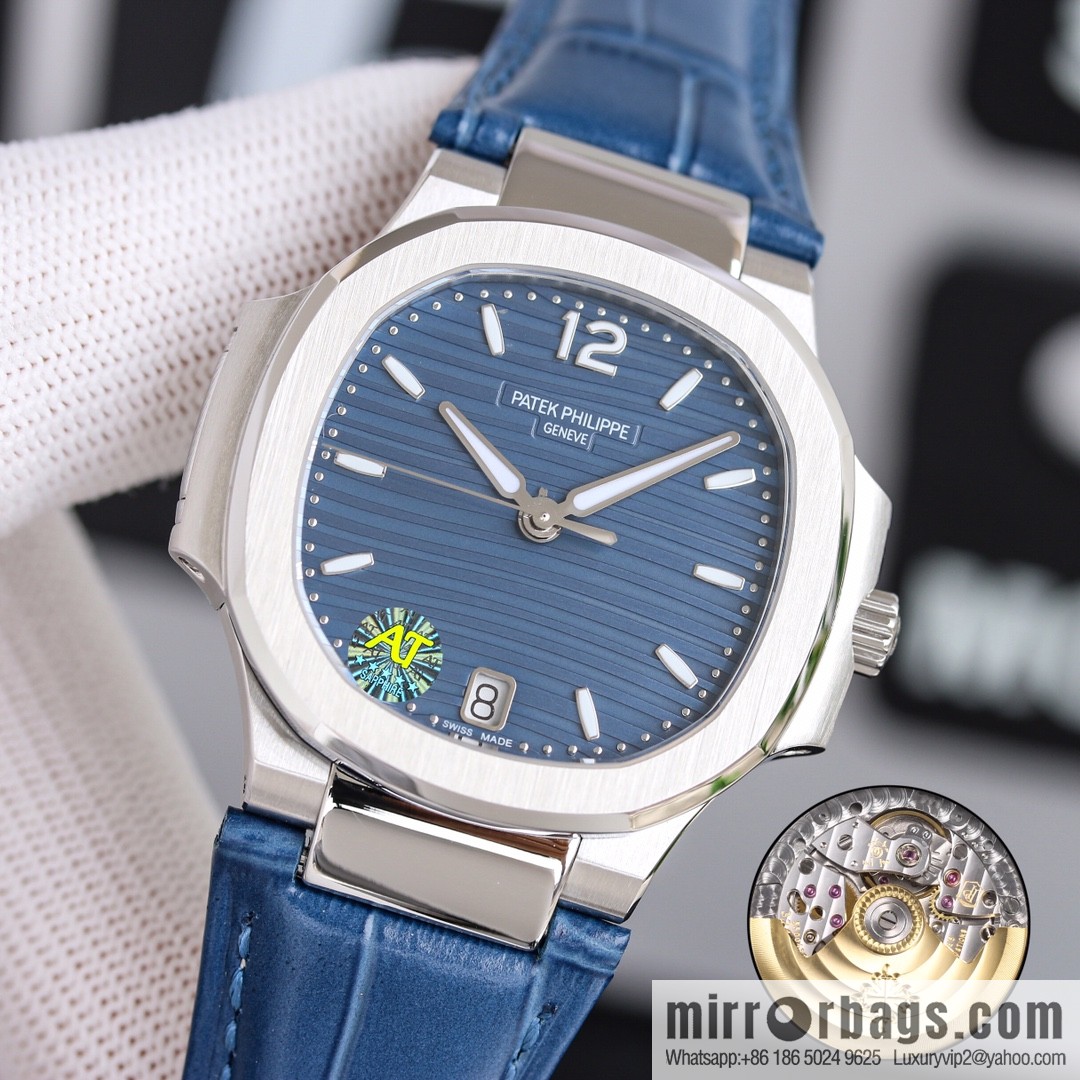 Patek Philippe Sports Elegant Nautilus Belt Women's Watch PP7118 Customized Edition 9015 Machine Modified Cal.324sc Automatic Movement