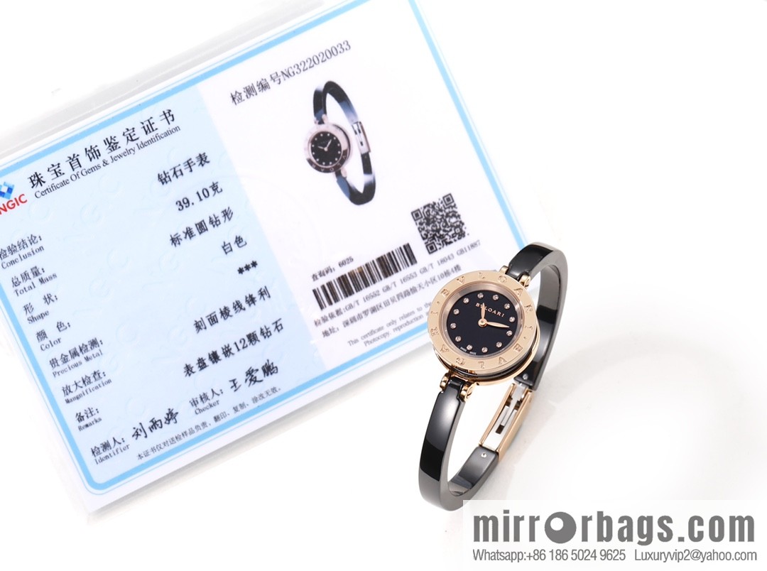 Bulgari, real diamond model 🎮 TS1 surface inlaid with 12 Vs0.9 real diamond watch