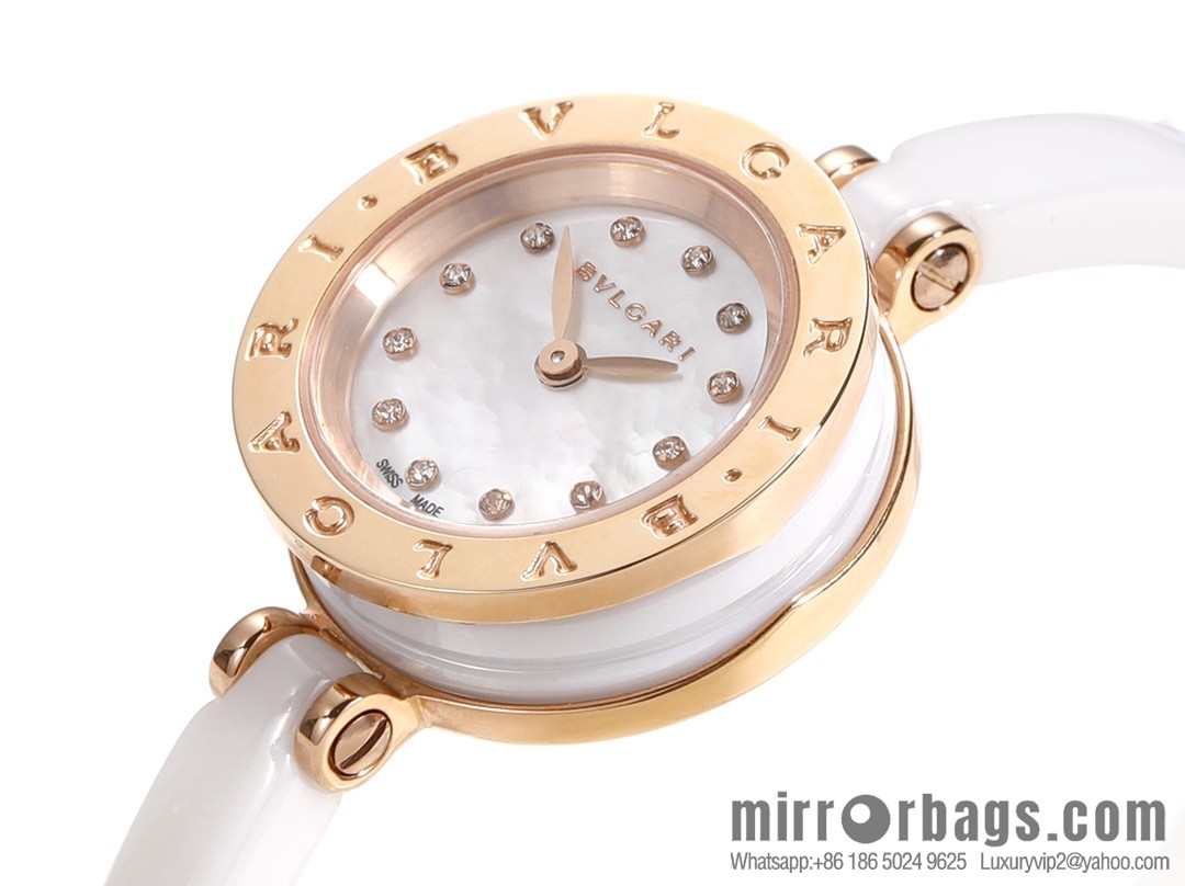 Bulgari, real diamond model 🎮 TS1 surface inlaid with 12 Vs0.9 real diamond watch