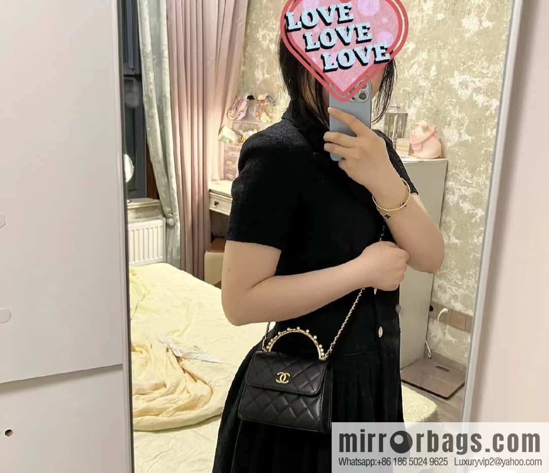 CHANEL 23B autumn and winter trailer series, diamond handle Kelly bag AP3513
