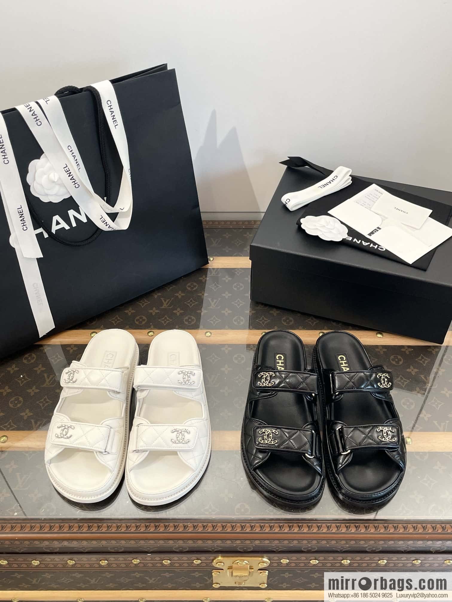 CHANEL Xiaoxiang The latest Velcro, slippers