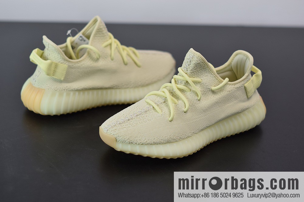 Yeezy Boost 350V2 cream yellow, coconut sports running shoes, item number: F36980