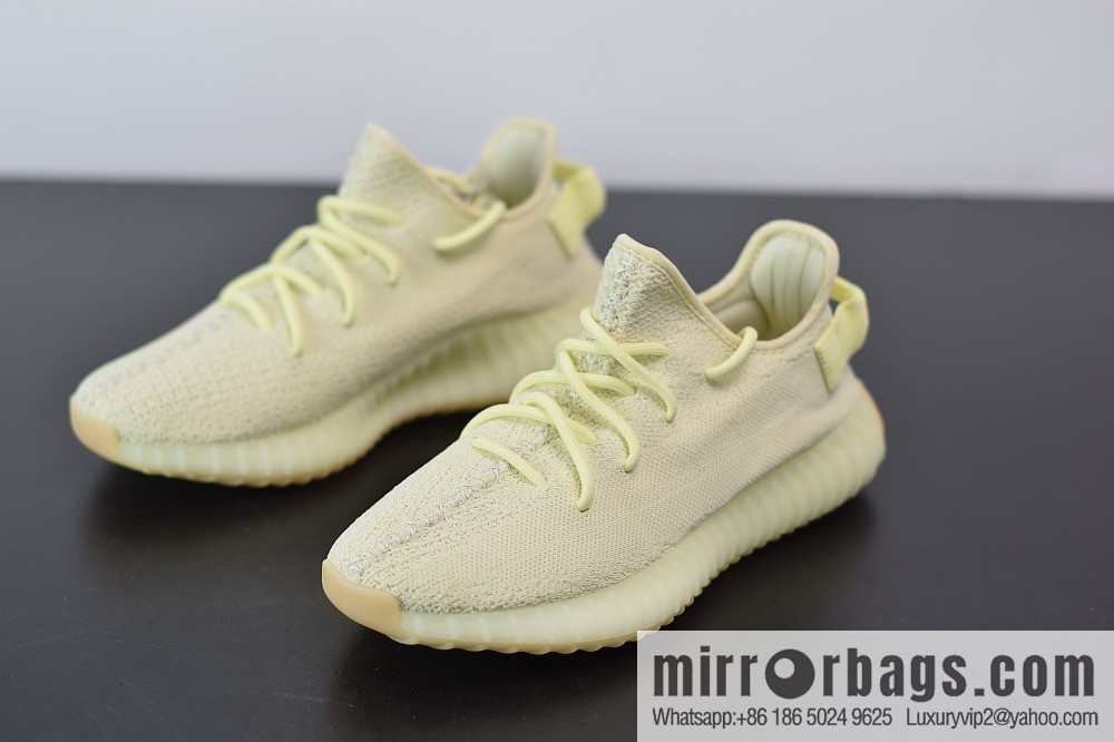Yeezy Boost 350V2 cream yellow, coconut sports running shoes, item number: F36980