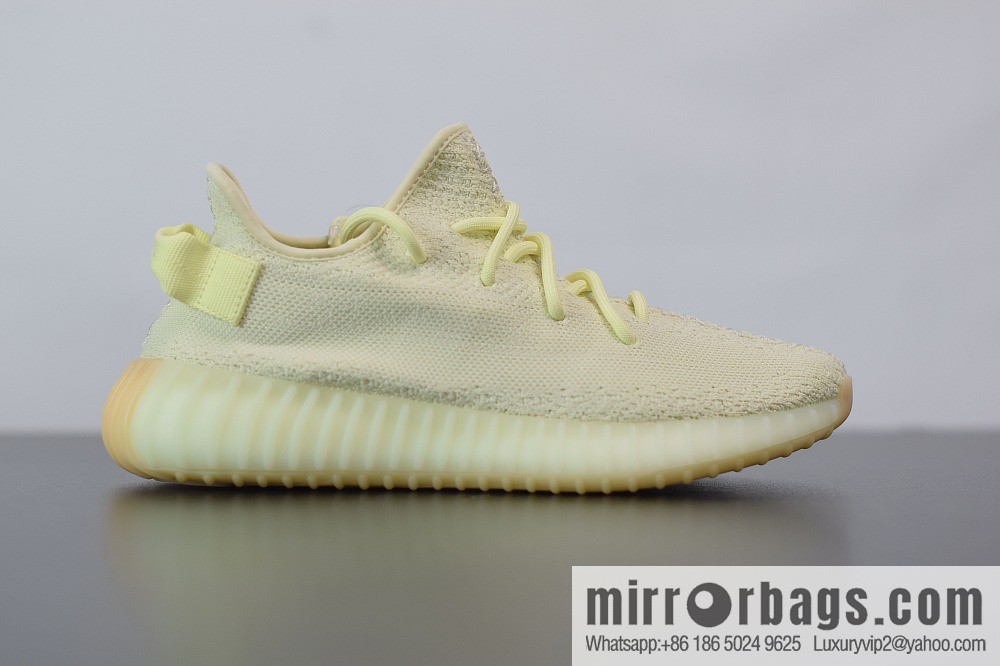 Yeezy Boost 350V2 cream yellow, coconut sports running shoes, item number: F36980