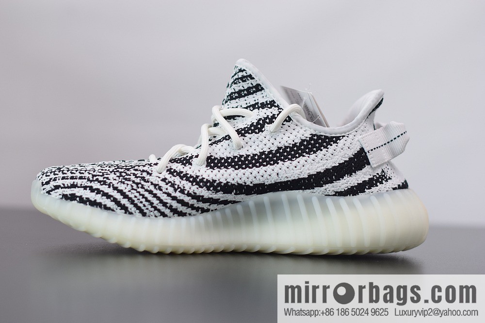 Yeezy Boost 350V2 white zebra coconut sports shoes, item number: CP9654