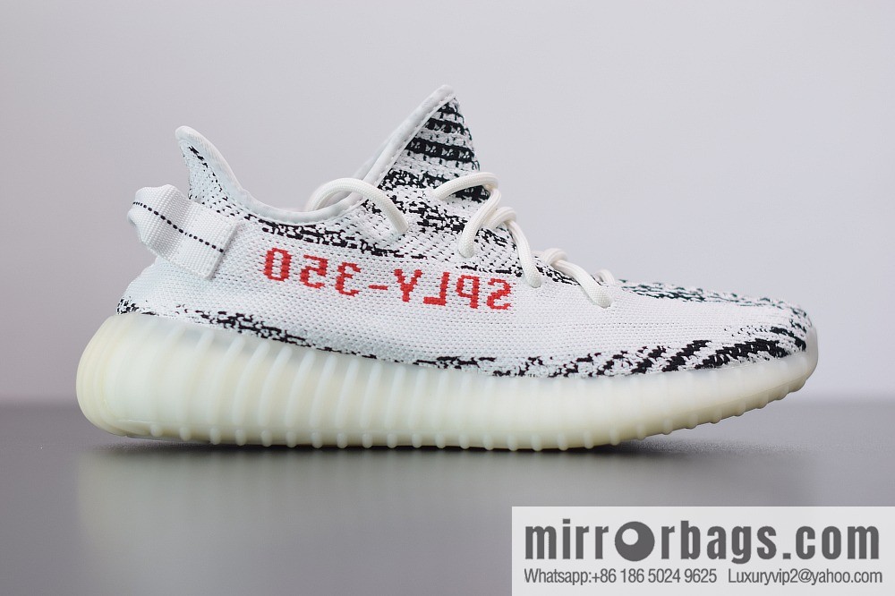 Yeezy Boost 350V2 white zebra coconut sports shoes, item number: CP9654