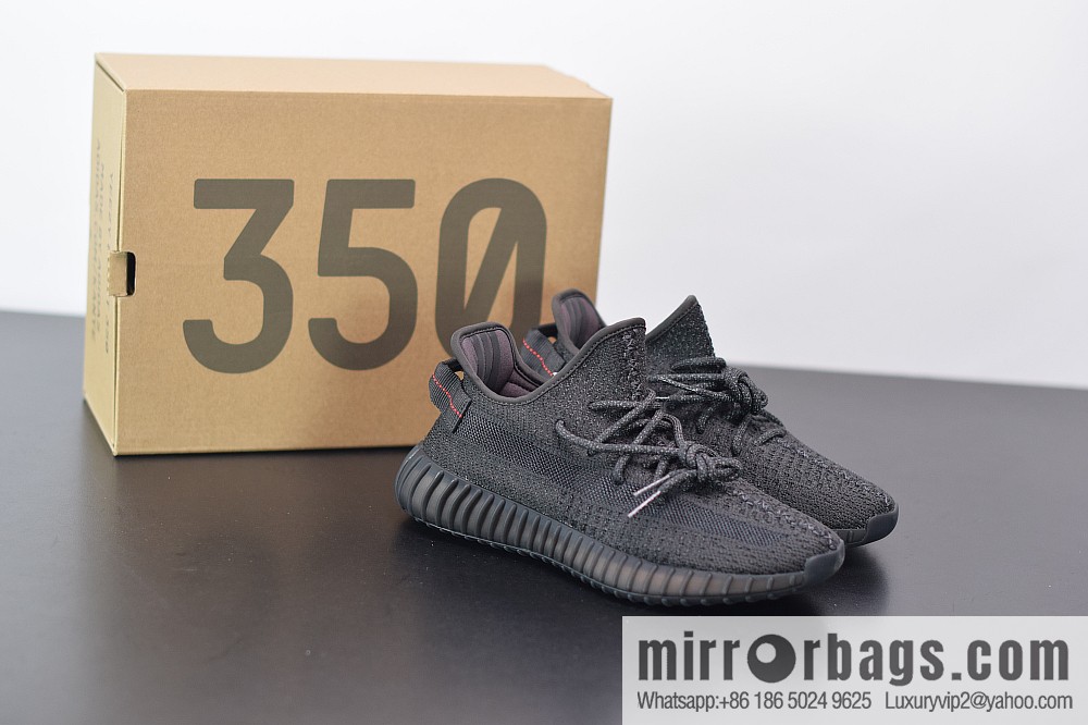 Yeezy Boost 350V2 black gypsy coconut sports running shoes, official item number: FU9007