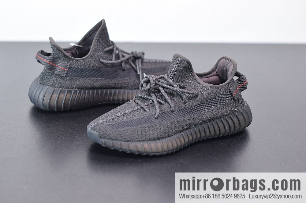 Yeezy Boost 350V2 black gypsy coconut sports running shoes, official item number: FU9007