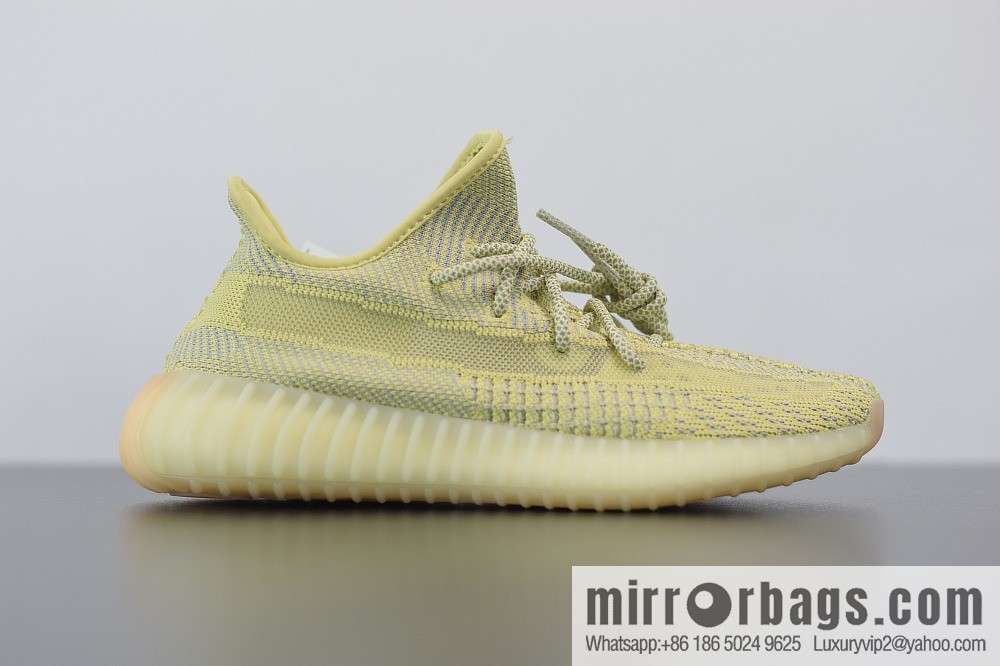 Yeezy Boost 350V2 dirty yellow angel coconut sports shoes, item number FV3250