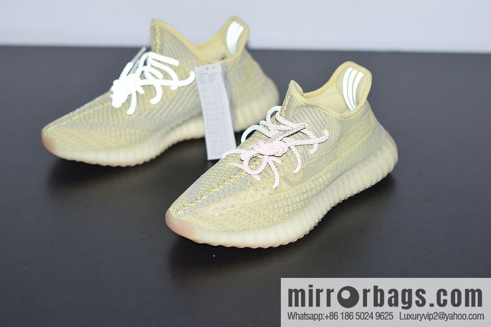 Yeezy Boost 350V2 dirty yellow angel coconut sports shoes, item number FV3250