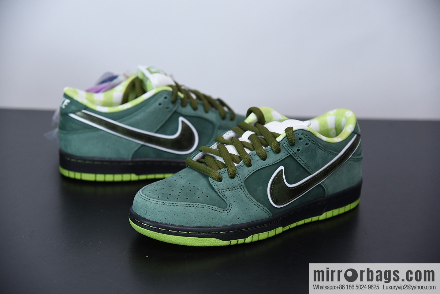 Concepts x Nike SB Dunk Low Green Lobster Unisex The same sneakers item number: BV1310-337