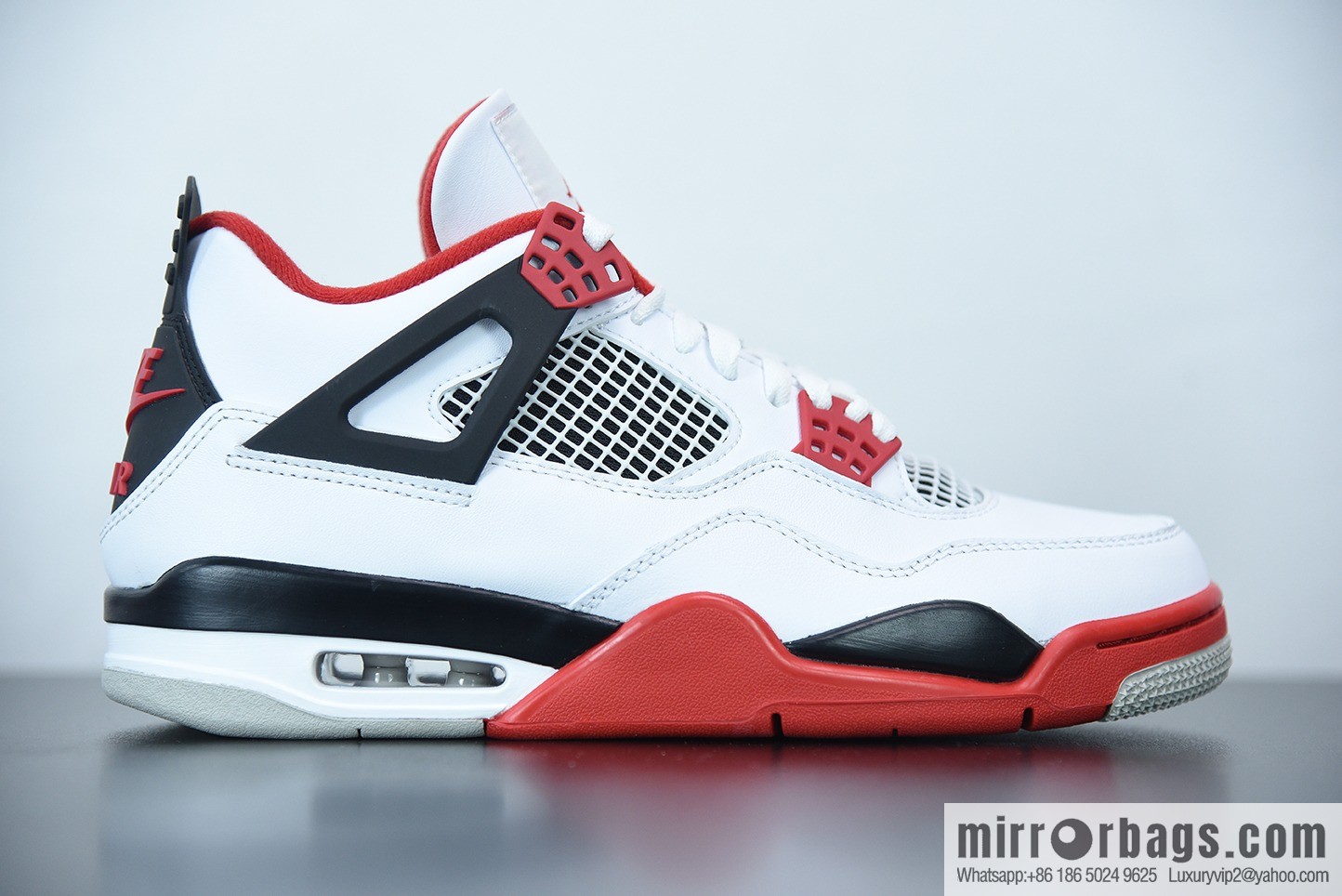 Air Jordan 4 Fire Red AJ4 Joe 4 White Red Flame Red Basketball Shoes, item number: DC7770-160