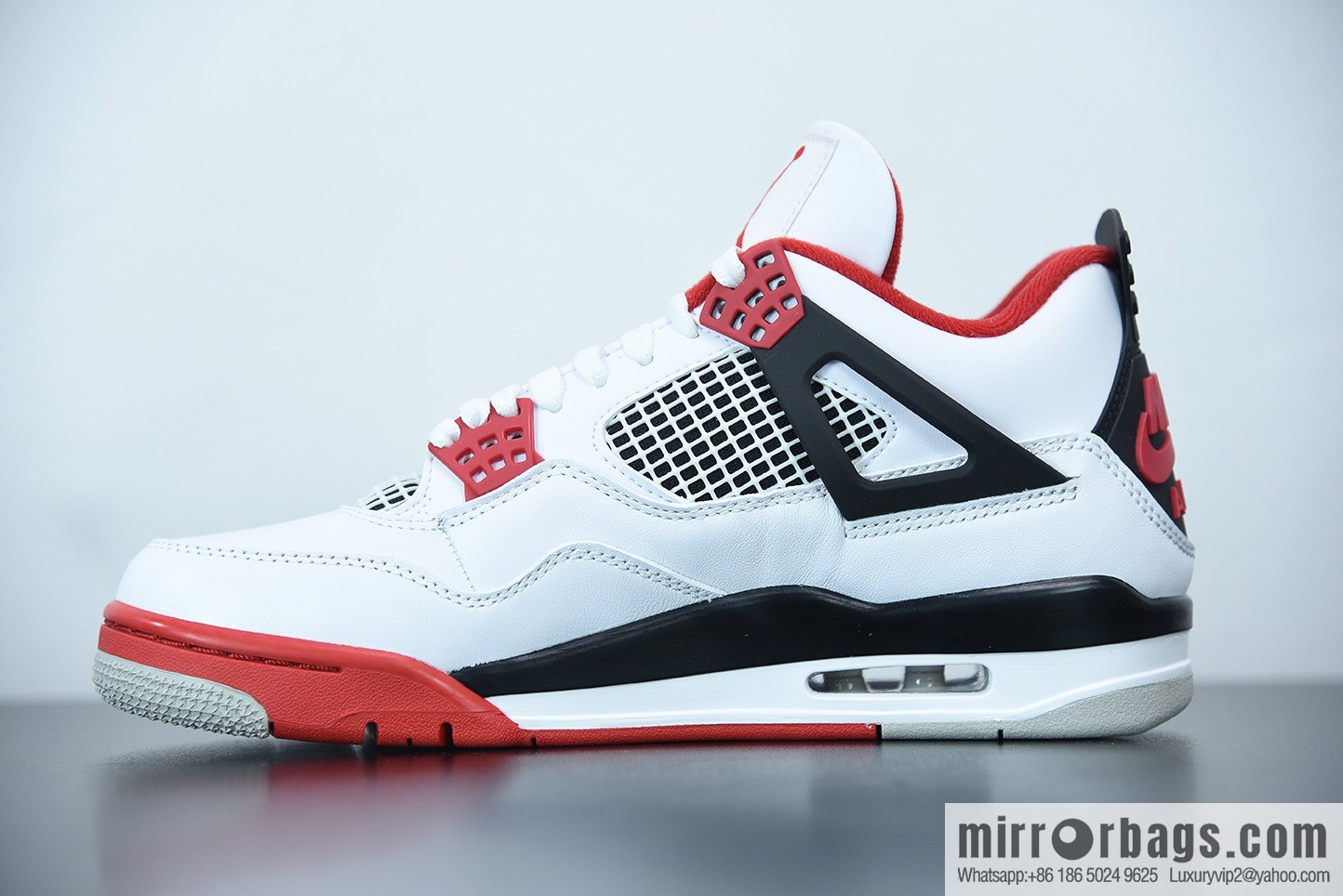Air Jordan 4 Fire Red AJ4 Joe 4 White Red Flame Red Basketball Shoes, item number: DC7770-160