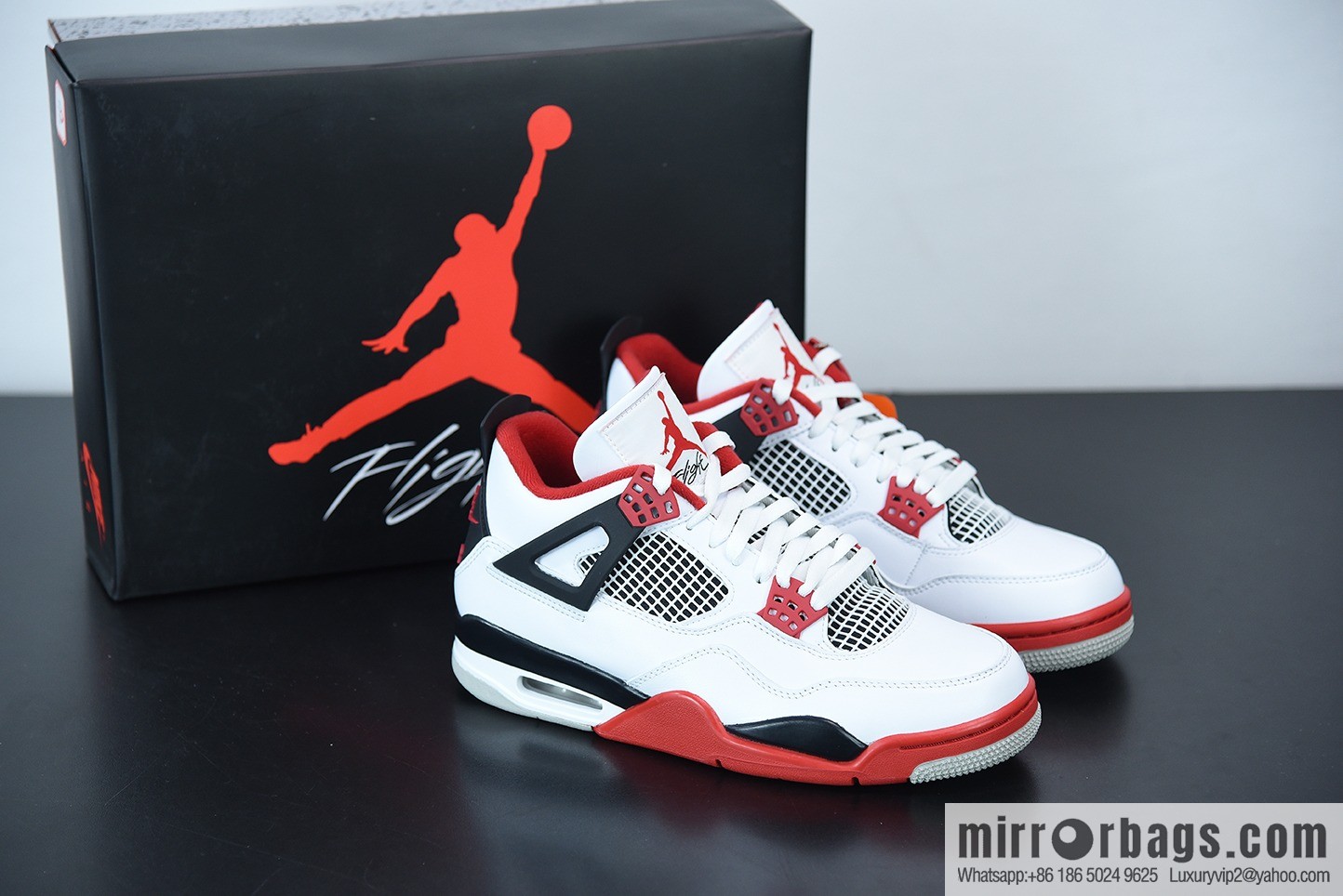 Air Jordan 4 Fire Red AJ4 Joe 4 White Red Flame Red Basketball Shoes, item number: DC7770-160