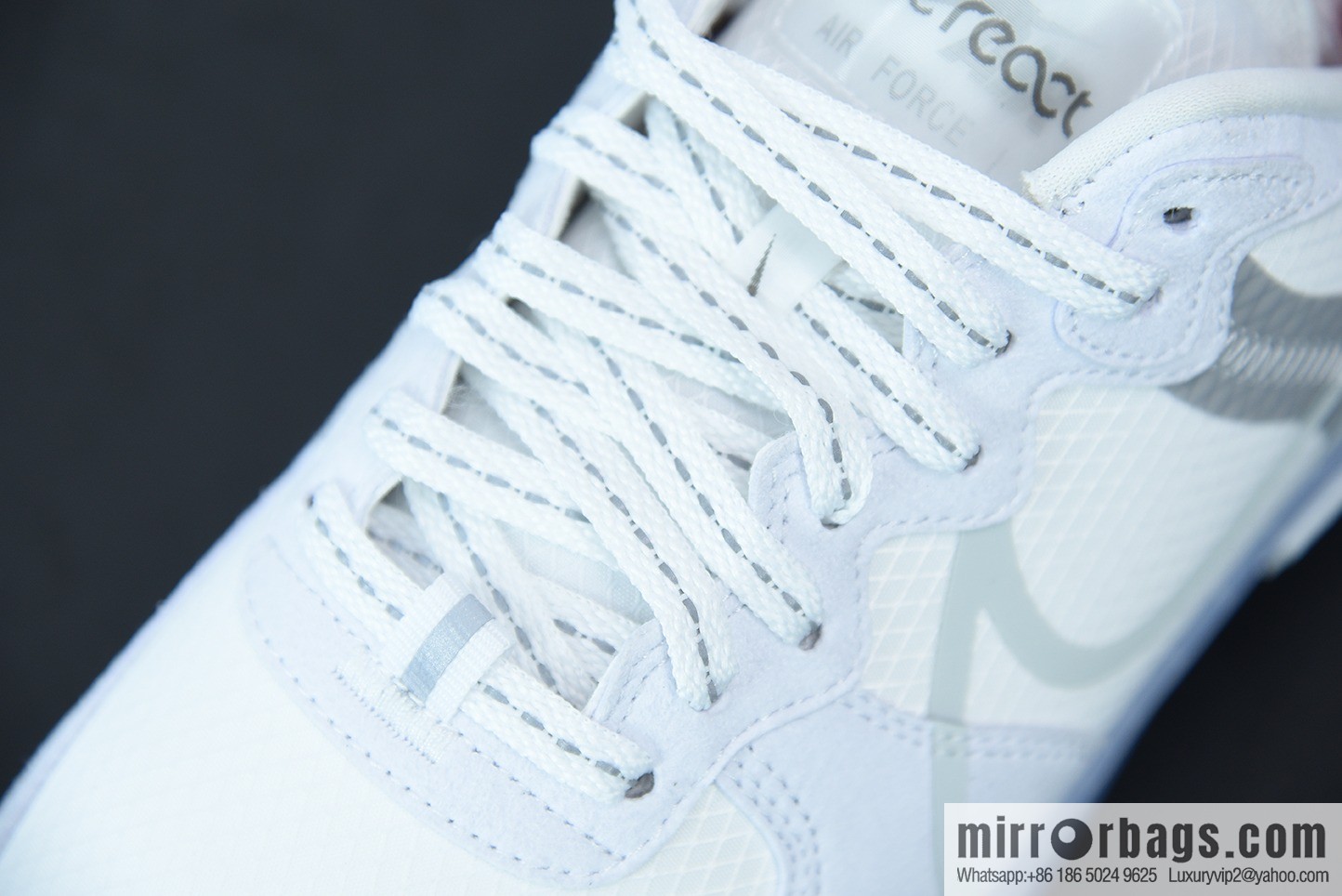 Air Force 1 React QS Light Bone Ice Cube Analysis Ice Blue Air Force One, item number: CQ8879-100