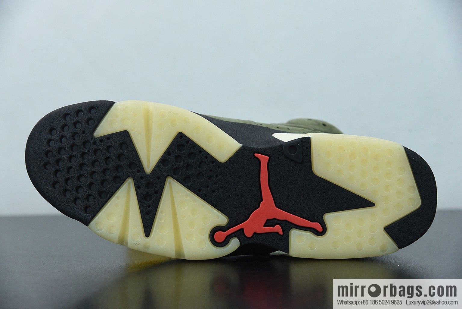 Travis Scott x Air Jordan 6 AJ6 TS joint, pocket army green luminous sole, basketball shoes, item number: CN1084-200