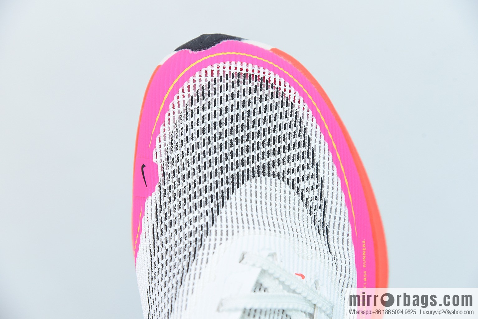 Nk ZoomX Vaporfly NEXT% 2 marathon knit breathable sports shoes, white powder, item number: DJ5457-100