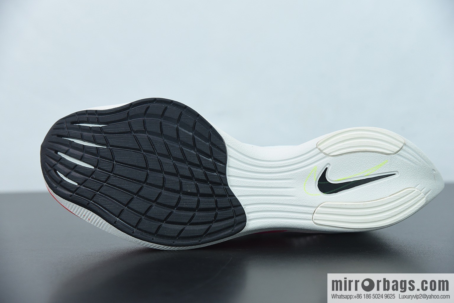 Nk ZoomX Vaporfly NEXT% 2 marathon knit breathable sports shoes, white powder, item number: DJ5457-100