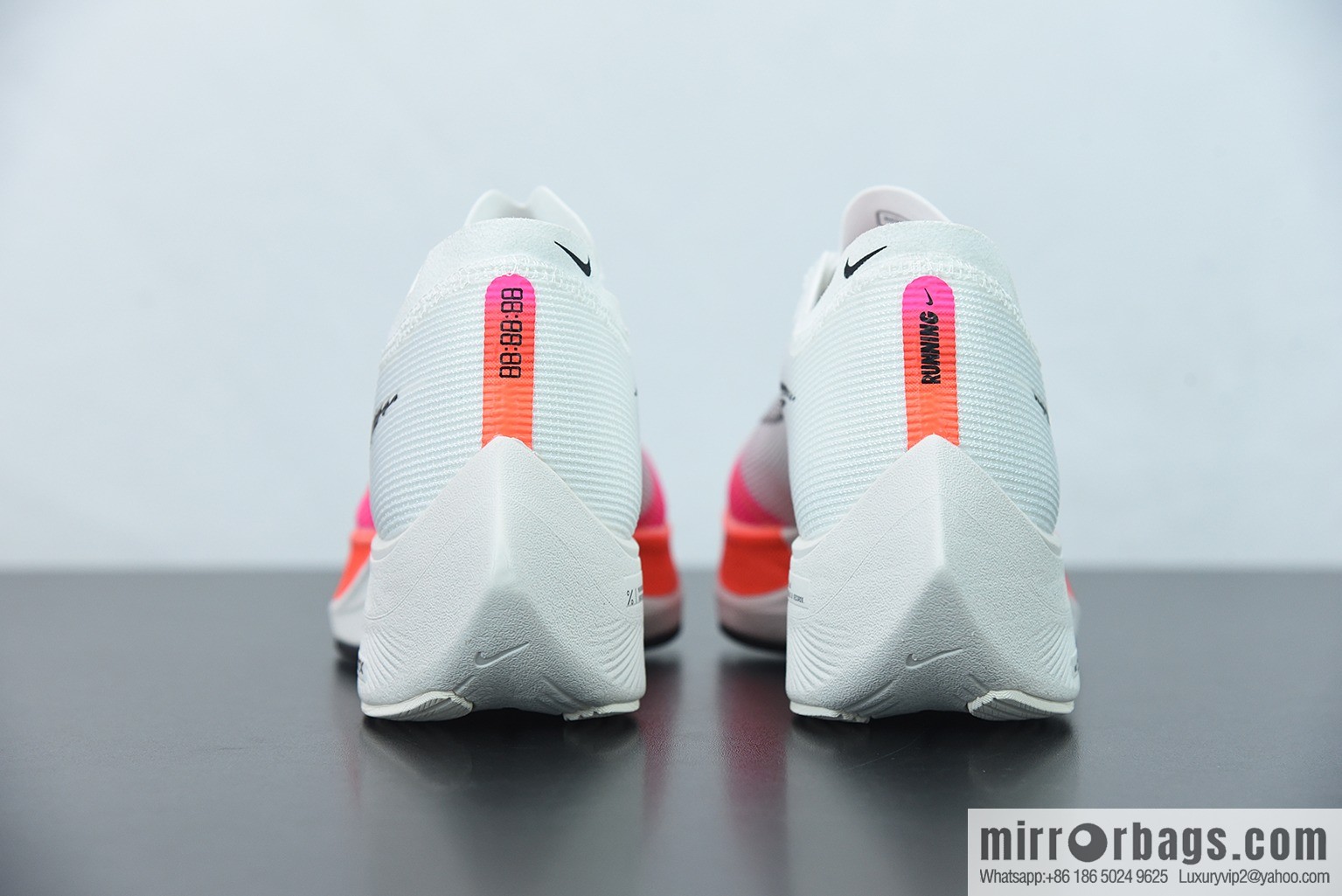 Nk ZoomX Vaporfly NEXT% 2 marathon knit breathable sports shoes, white powder, item number: DJ5457-100