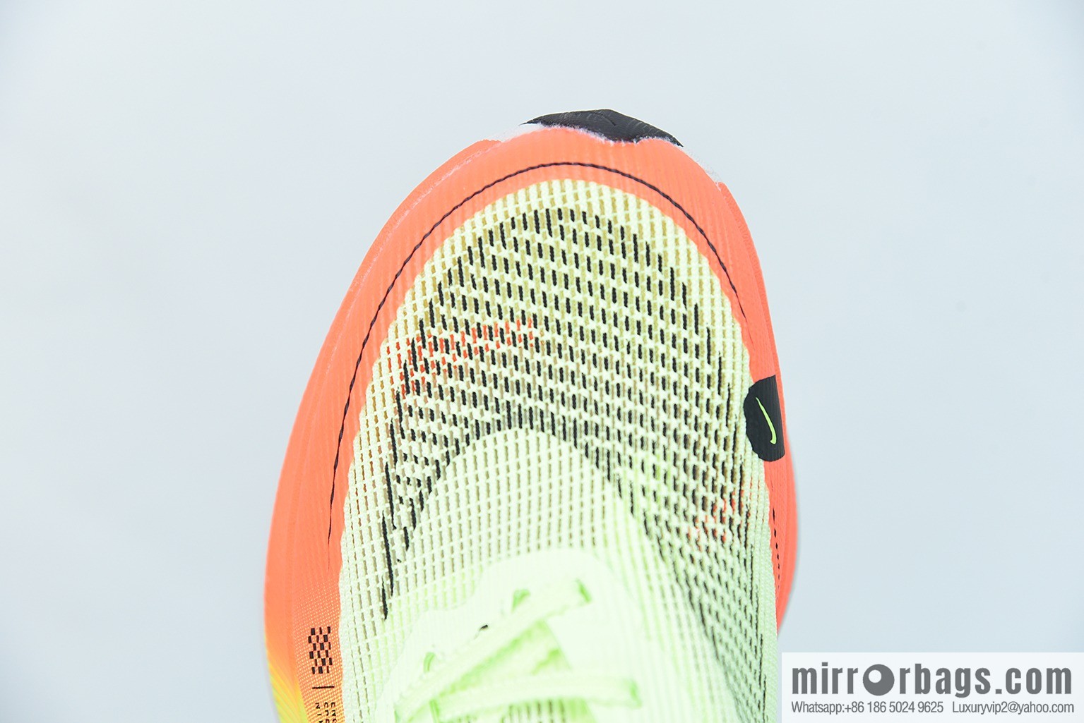 Nk ZoomX Vaporfly NEXT% 2 marathon knit breathable sports shoes, yellow orange, item number: CU4111-700