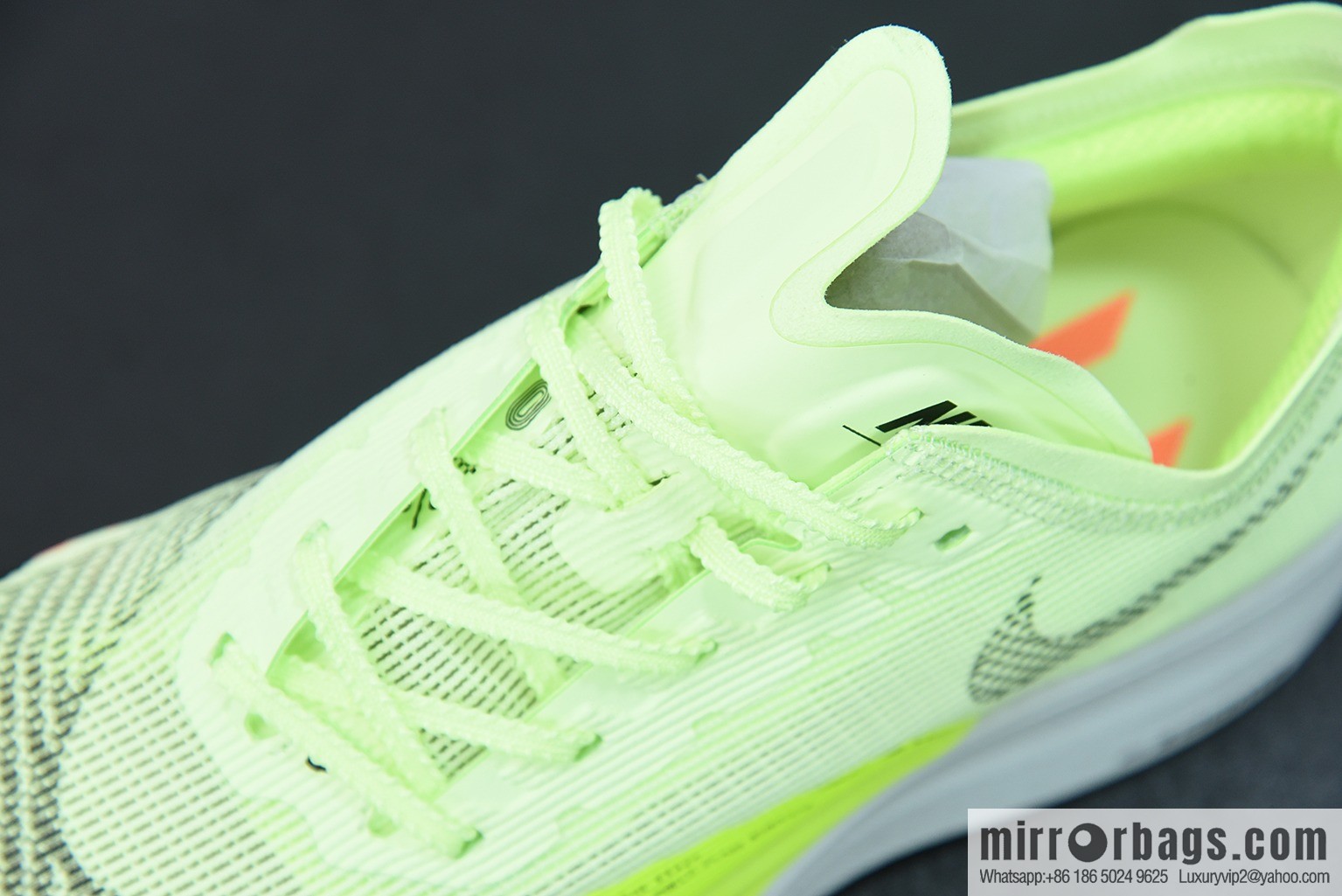 Nk ZoomX Vaporfly NEXT% 2 marathon knit breathable sports shoes, yellow orange, item number: CU4111-700