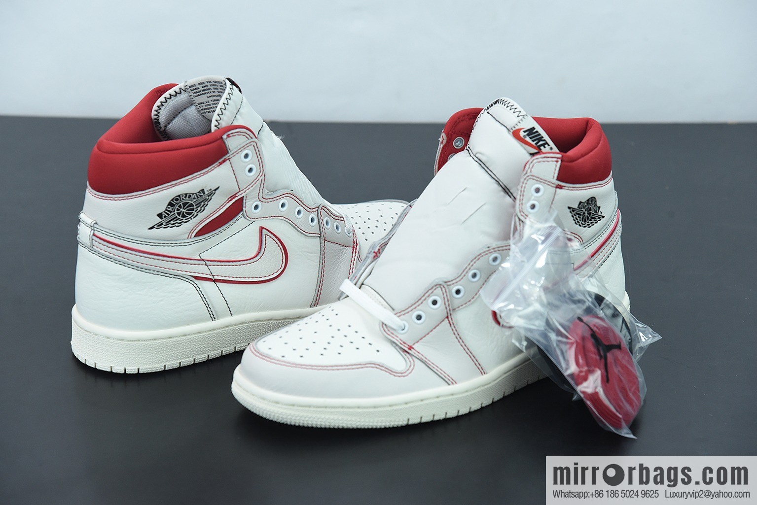 Air Jordan 1 Retro Phantom Gym Red OG AJ1 Bugs Bunny, High Top Culture Basketball Shoes 555088-160
