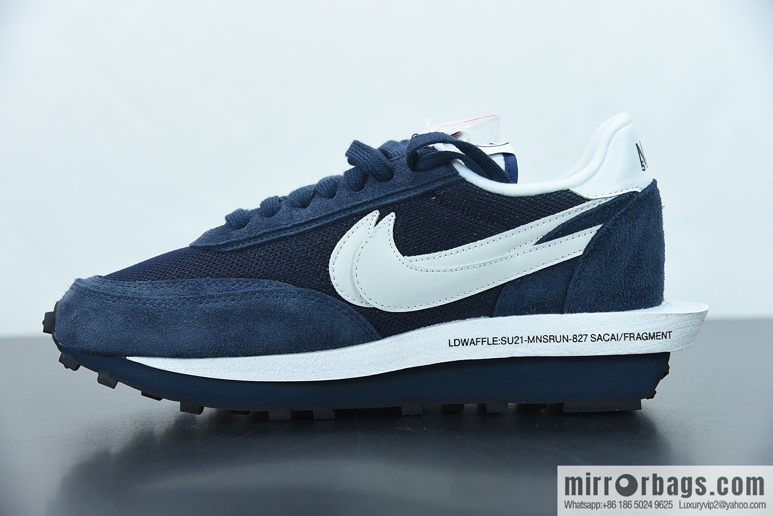 T00C5 Nk LDVWaffle x Sacai x Fujiwara Hiroshi three-way joint sports running shoes, item number: DH2684-400