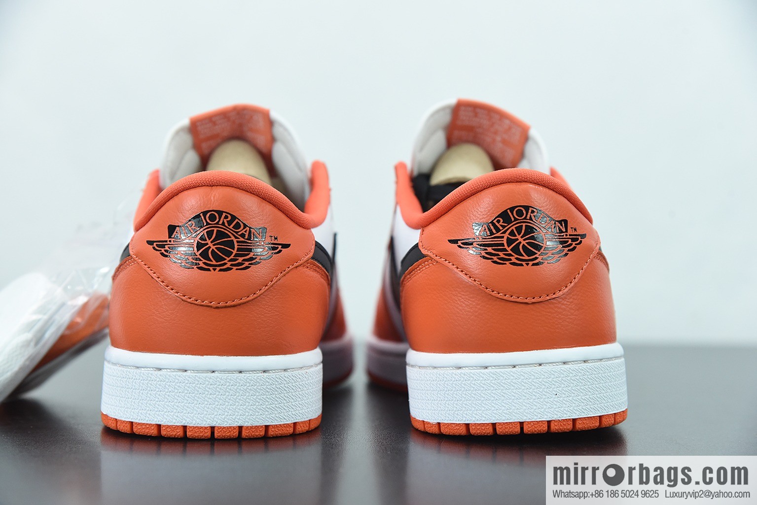 L00H5 pure original version Air Jordan 1 Low AJ1 Jordan 1st generation low-top basketball shoes, white orange buckle broken, item number: CZ0790 801