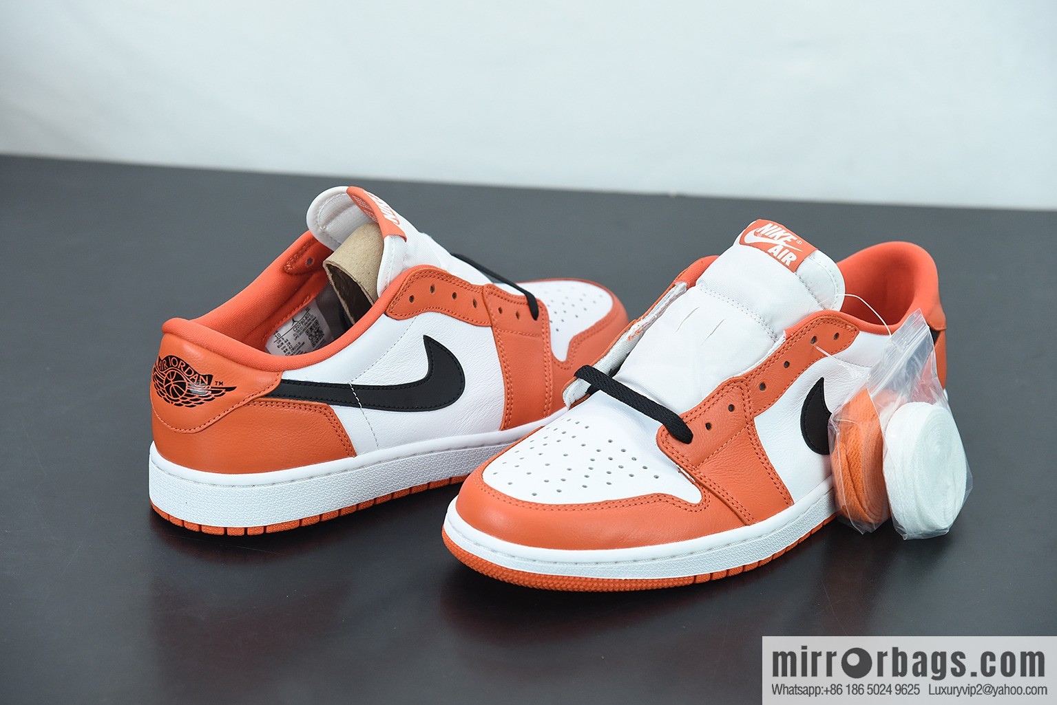 L00H5 pure original version Air Jordan 1 Low AJ1 Jordan 1st generation low-top basketball shoes, white orange buckle broken, item number: CZ0790 801