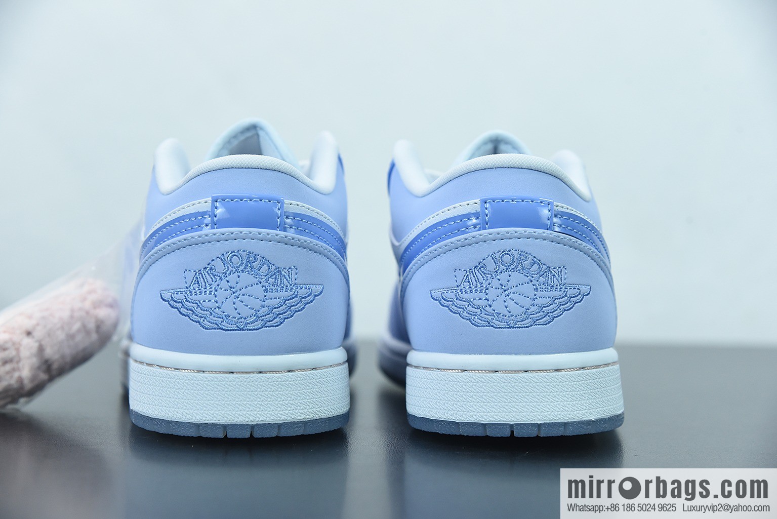 Air Jordan 1 Low Mighty Swooshers AJ1 low-top, haze blue, anime, item number: DM5442-040