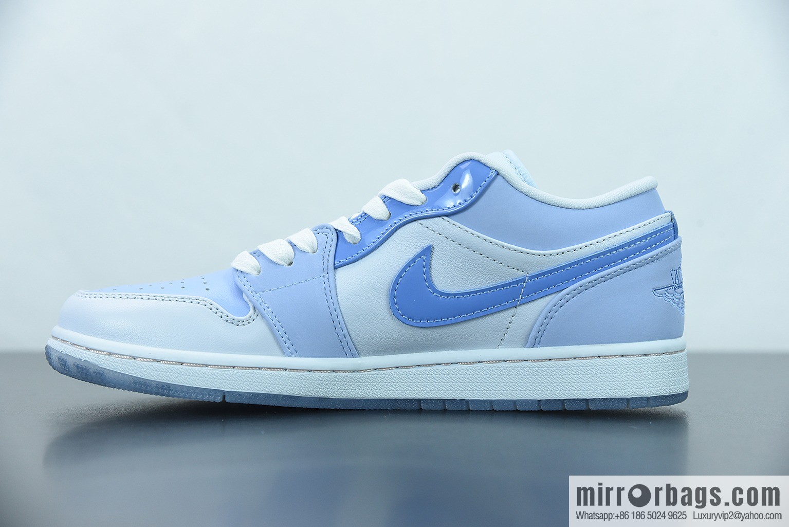 Air Jordan 1 Low Mighty Swooshers AJ1 low-top, haze blue, anime, item number: DM5442-040
