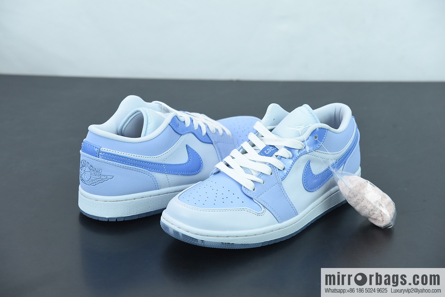 Air Jordan 1 Low Mighty Swooshers AJ1 low-top, haze blue, anime, item number: DM5442-040
