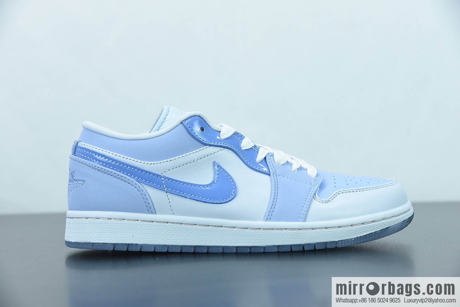 Air Jordan 1 Low Mighty Swooshers AJ1 low-top, haze blue, anime, item number: DM5442-040