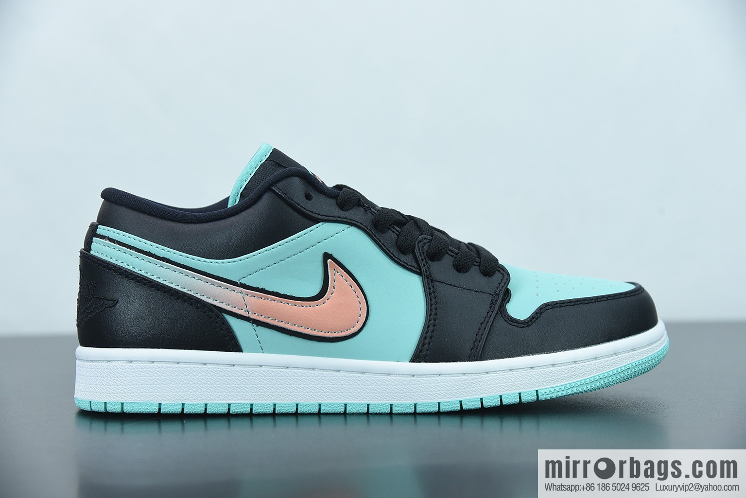 Air Jordan 1 Low black Tiffany & Co. AJ1 Joe 1 low-top casual board shoes, item number: CK3022-301