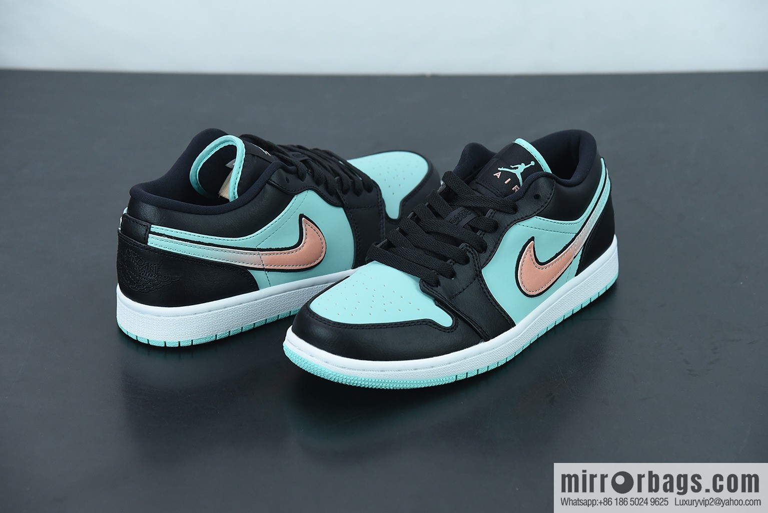 Air Jordan 1 Low black Tiffany & Co. AJ1 Joe 1 low-top casual board shoes, item number: CK3022-301