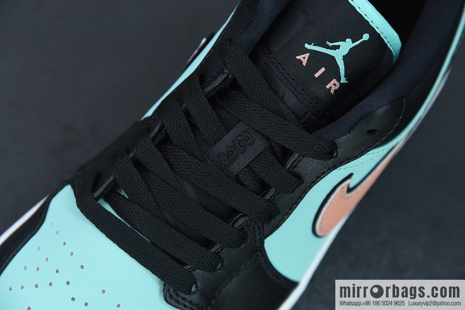 Air Jordan 1 Low black Tiffany & Co. AJ1 Joe 1 low-top casual board shoes, item number: CK3022-301