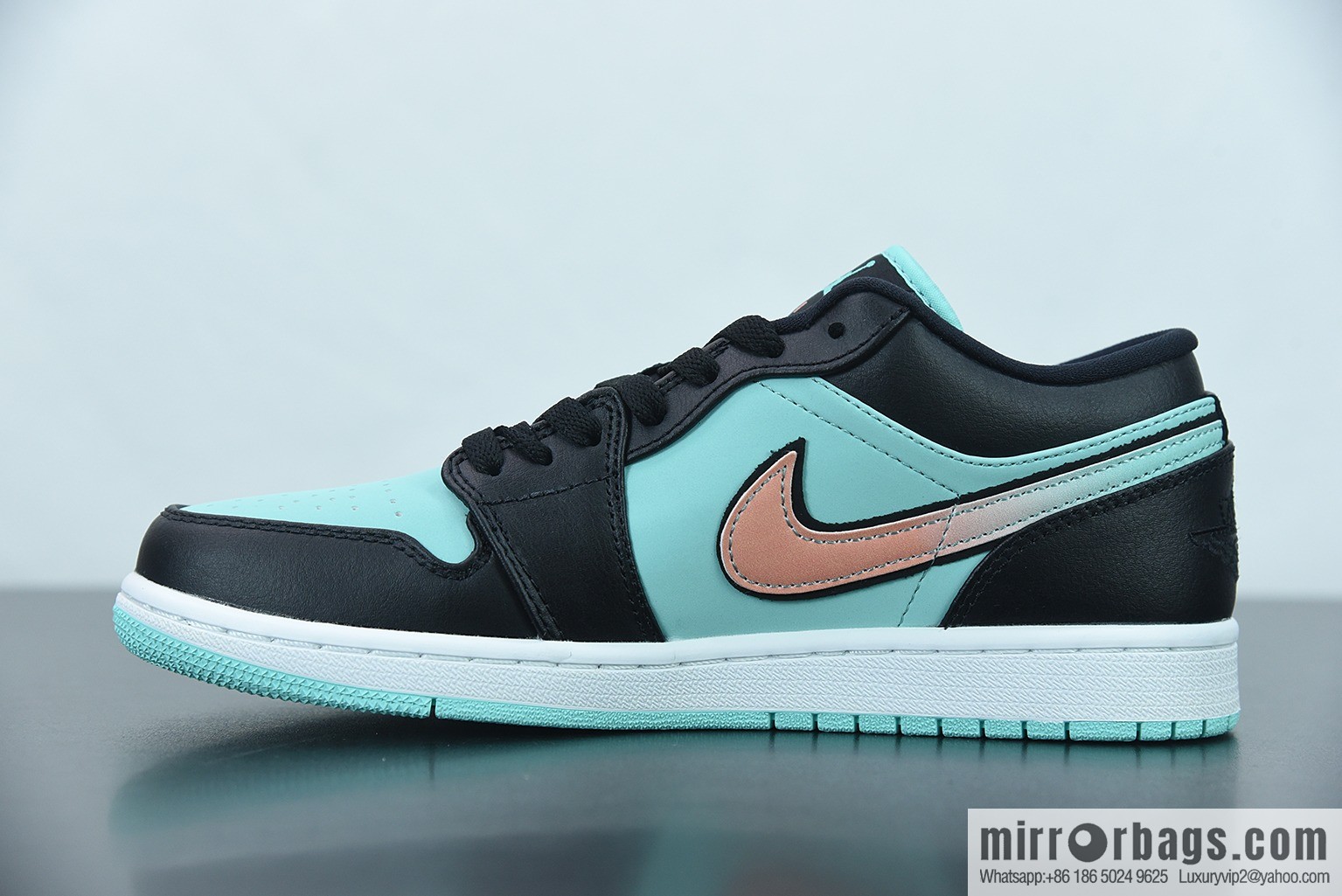 Air Jordan 1 Low black Tiffany & Co. AJ1 Joe 1 low-top casual board shoes, item number: CK3022-301