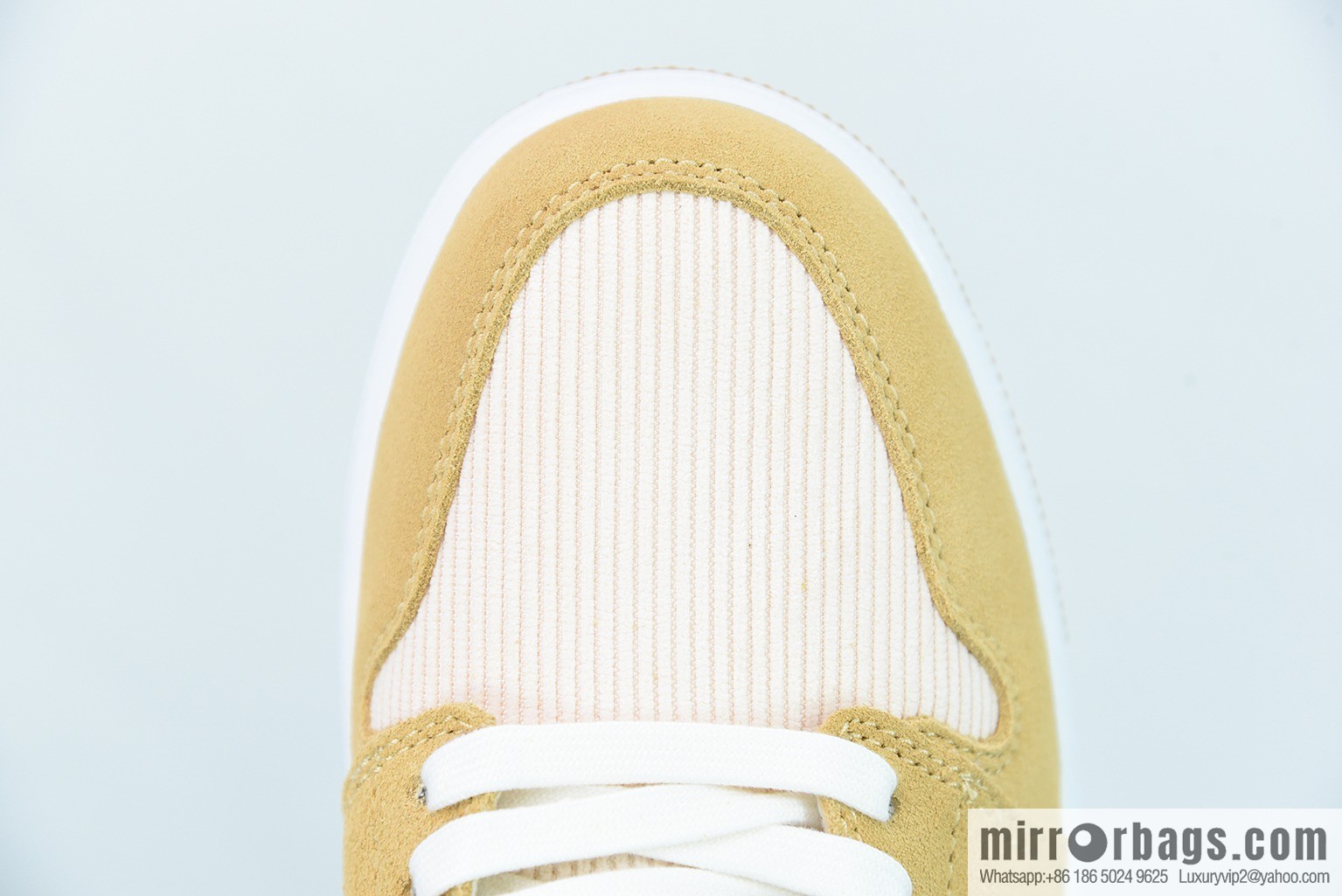 Air Jordan 1 AJ1 low beige yellow corduroy low-top basketball shoes item number: DH7820-700