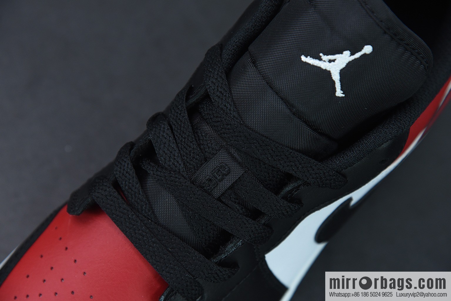 Air Jordan1 Low 2021 Black Toe 2021AJ1LOW New Black and Red Unisex The same casual low-top sneakers 553558 612