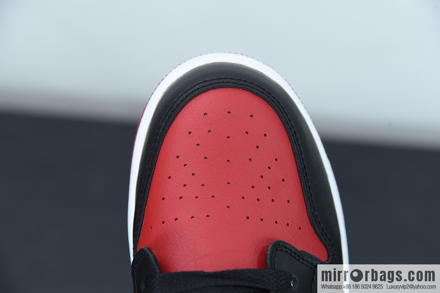 Air Jordan1 Low 2021 Black Toe 2021AJ1LOW New Black and Red Unisex The same casual low-top sneakers 553558 612