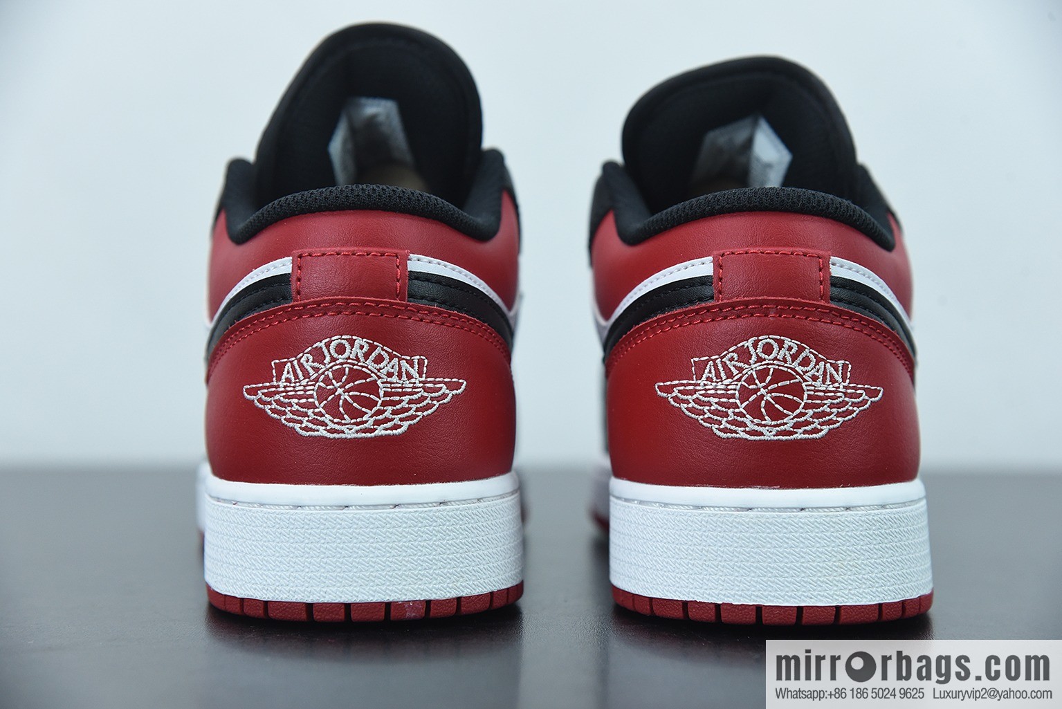 Air Jordan1 Low 2021 Black Toe 2021AJ1LOW New Black and Red Unisex The same casual low-top sneakers 553558 612