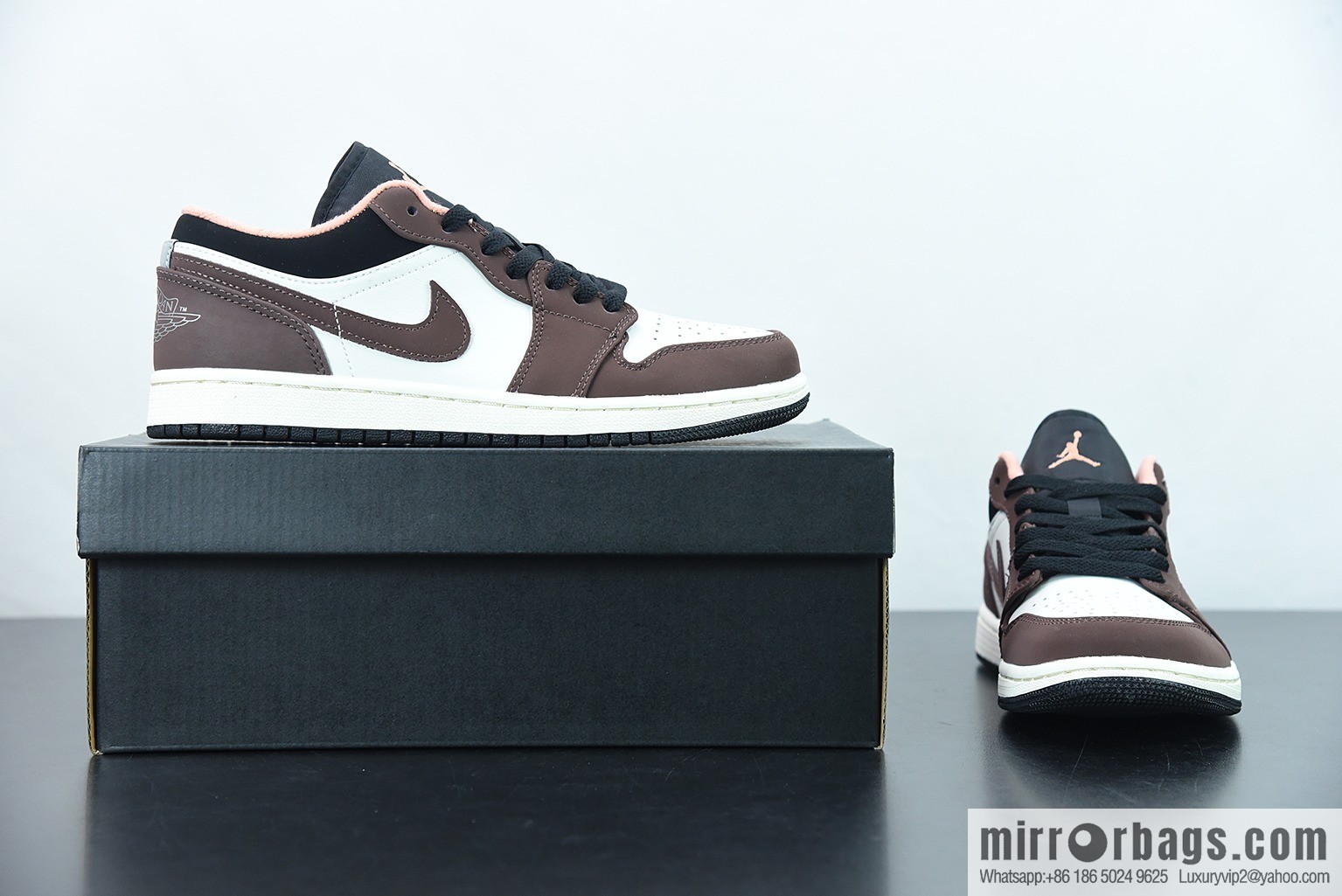 Air Jordan 1 Low AJ1 small mocha white brown, Joe 1 low-top culture basketball shoes, item number: DC6991-200