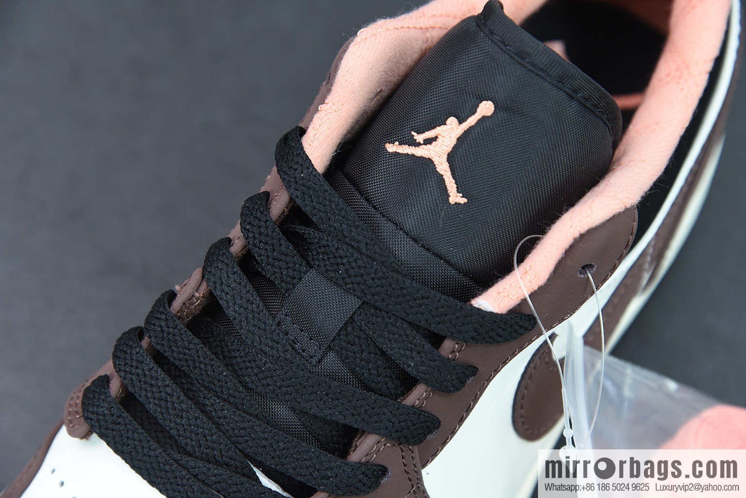 Air Jordan 1 Low AJ1 small mocha white brown, Joe 1 low-top culture basketball shoes, item number: DC6991-200