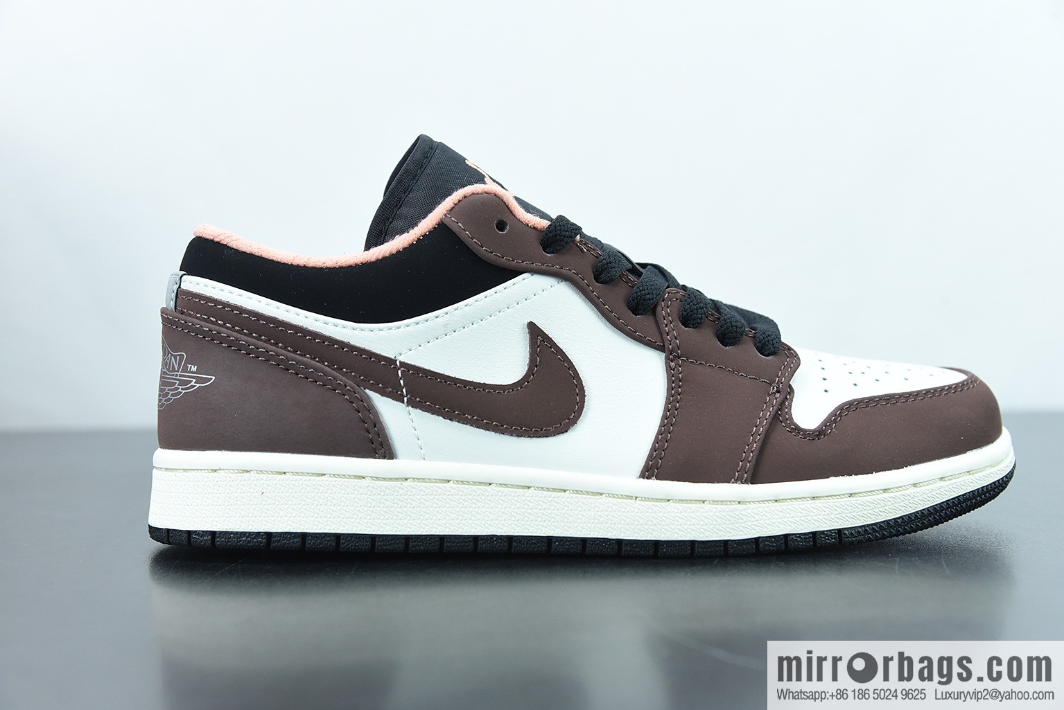 Air Jordan 1 Low AJ1 small mocha white brown, Joe 1 low-top culture basketball shoes, item number: DC6991-200