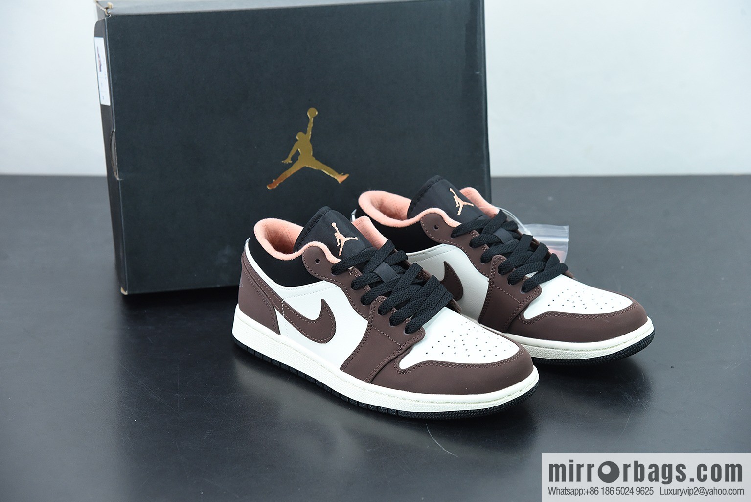Air Jordan 1 Low AJ1 small mocha white brown, Joe 1 low-top culture basketball shoes, item number: DC6991-200