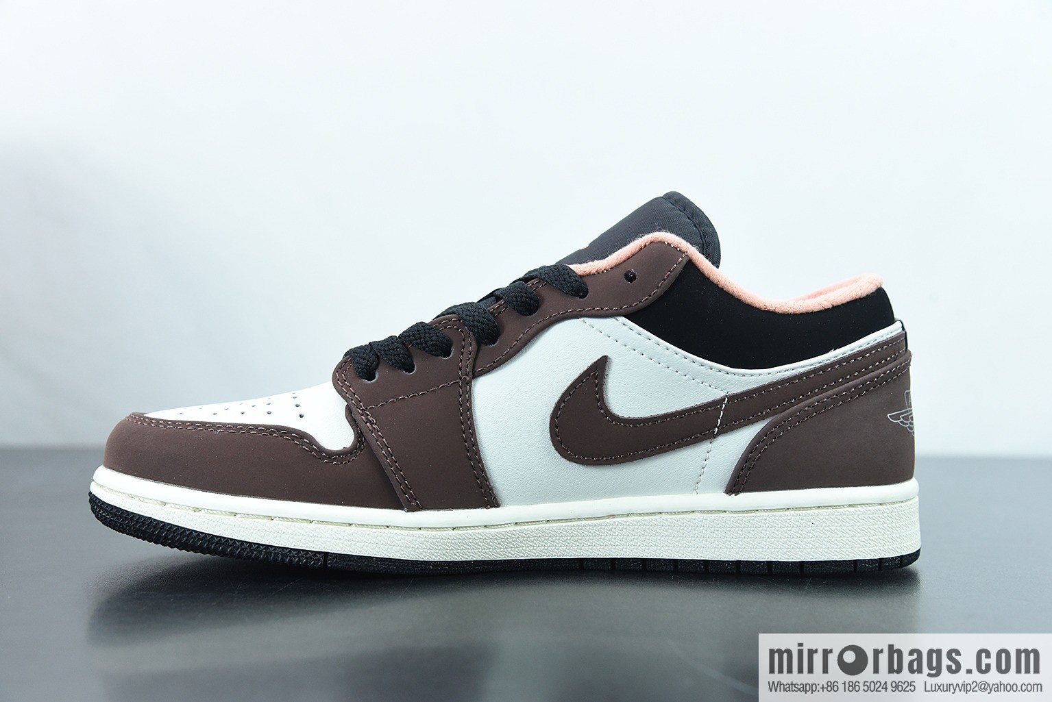 Air Jordan 1 Low AJ1 small mocha white brown, Joe 1 low-top culture basketball shoes, item number: DC6991-200