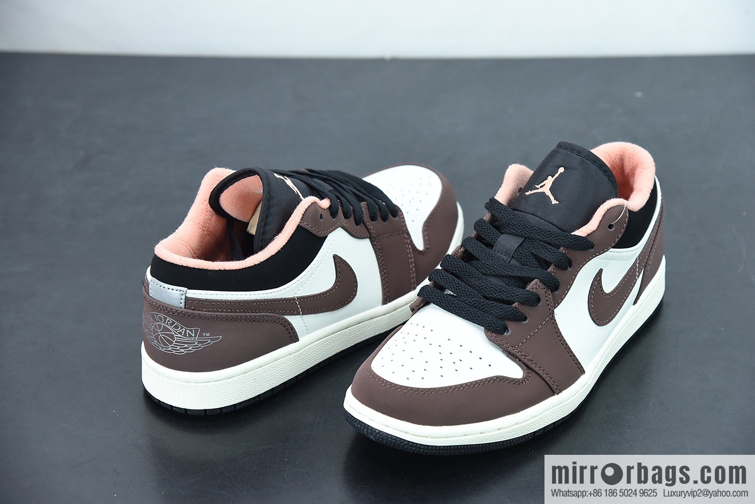 Air Jordan 1 Low AJ1 small mocha white brown, Joe 1 low-top culture basketball shoes, item number: DC6991-200